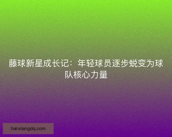 藤球新星成长记：年轻球员逐步蜕变为球队核心力量
